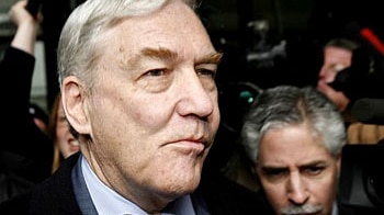 Conrad Black leaves the Derksen Federal Courthouse after his sentencing hearing in Chicago on December 10, 2007. He was sente...