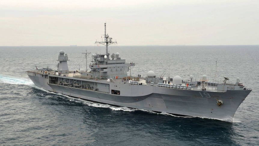 US Navy ship USS Blue Ridge (LCC19)