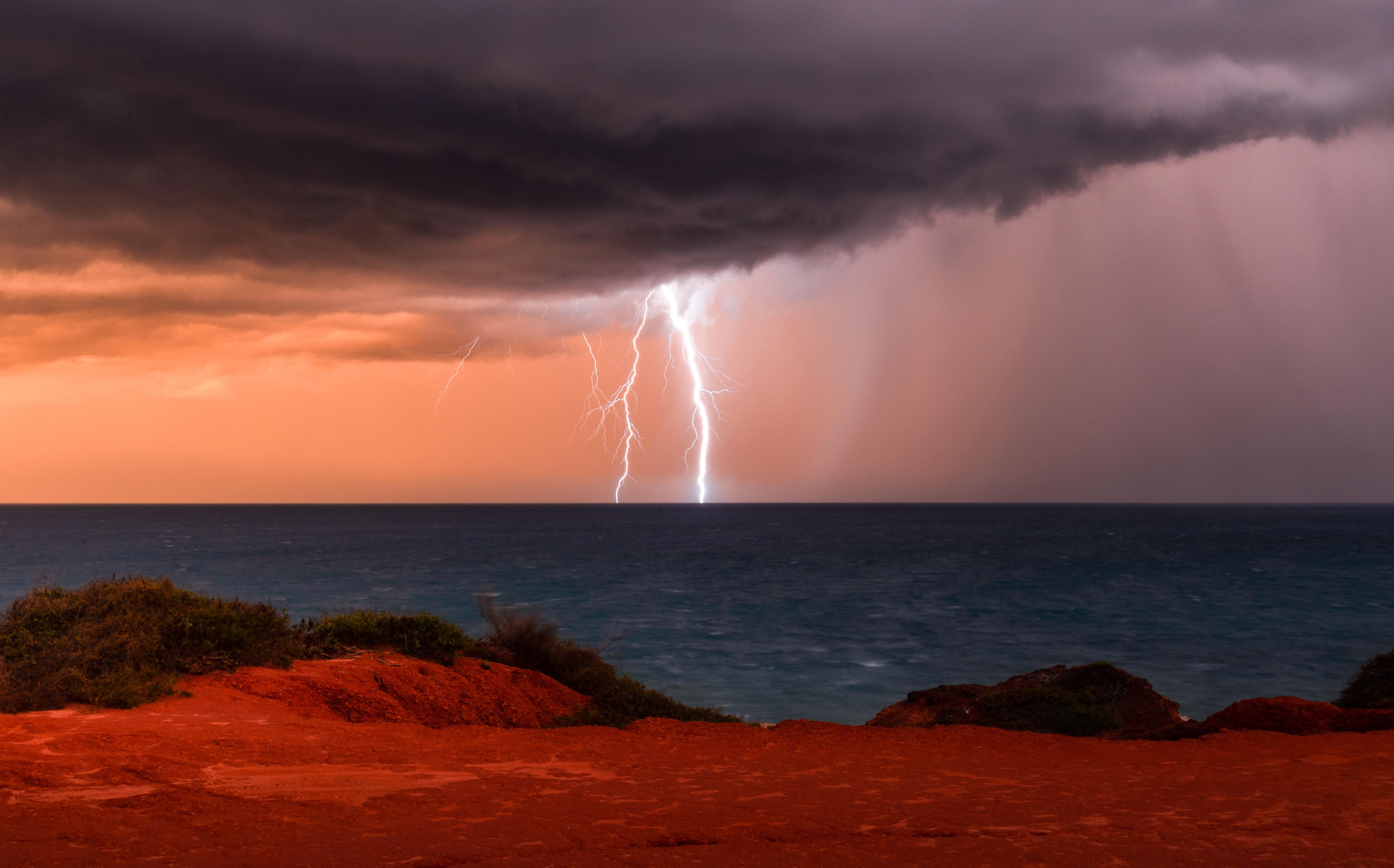 WA weather warnings Severe storms light up skies with over 2 million lightning strikes ABC News