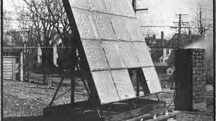 early solar panel