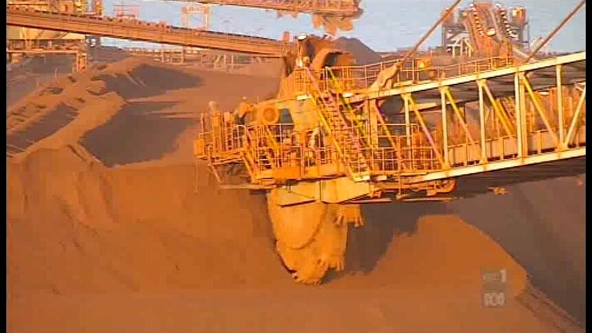 Iron ore mining