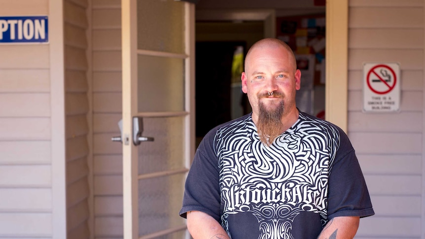 Leon Rutherford came to Kalgoorlie-Boulder to go through drug rehabilitation.