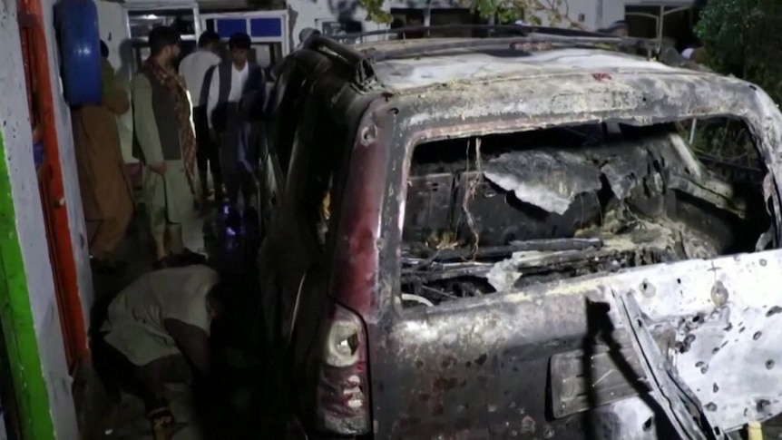US drone strike destroys Islamic State car bomb in Kabul