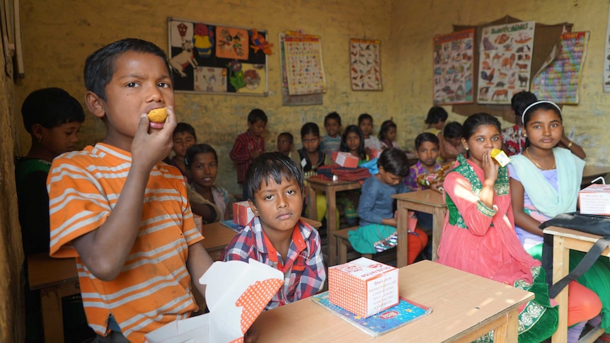 Children at Bahadurgarh school