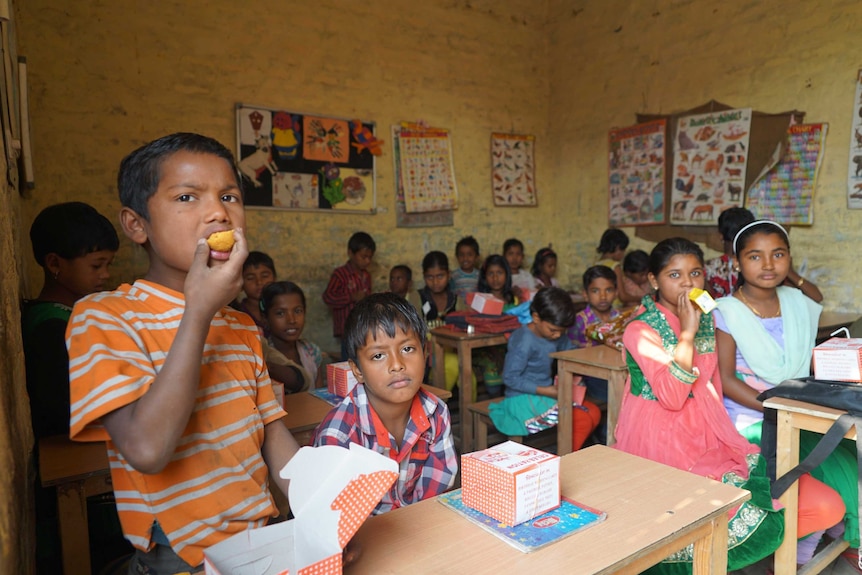 Children at Bahadurgarh school
