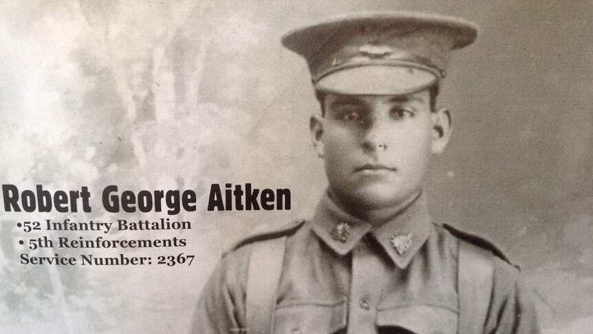 George Aitken was killed in action on the Western Front on October 19, 1917
