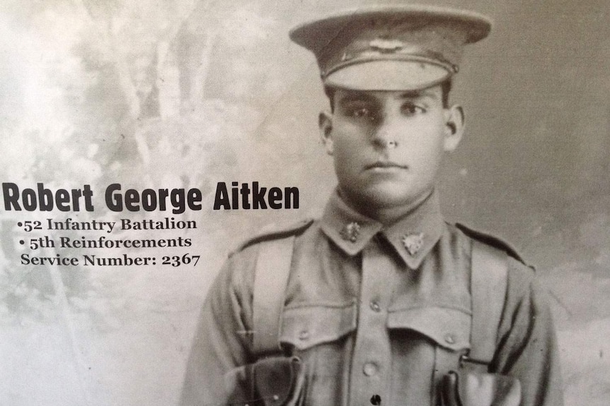 George Aitken was killed in action on the Western Front on October 19, 1917