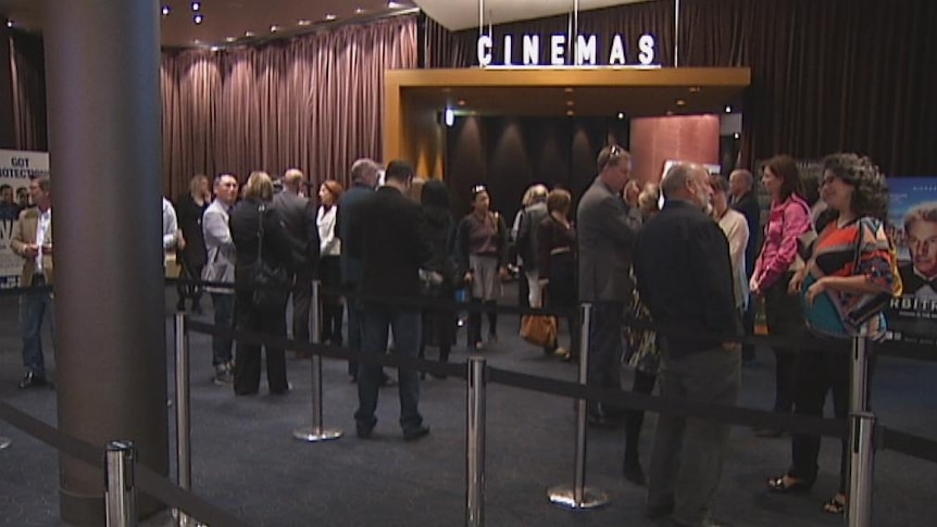 Canberra Dendy cinemas (good generic). Canberra International Film Festival announcement. Taken September 26, 2012