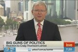 Kevin Rudd's weekly bouts with Joe Hockey helped raise his profile and place him in a leadership position.