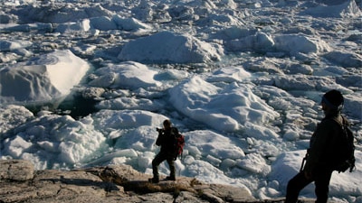 Greenland's Jacobshavn Fiord attracts climate change tourists