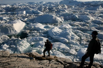 Greenland's Jacobshavn Fiord attracts climate change tourists