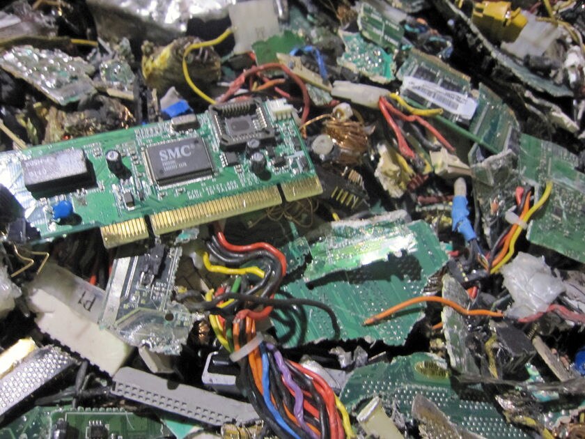 Electronics head for the scrapheap