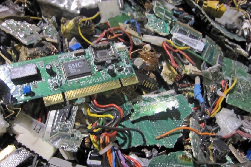 Electronics head for the scrapheap