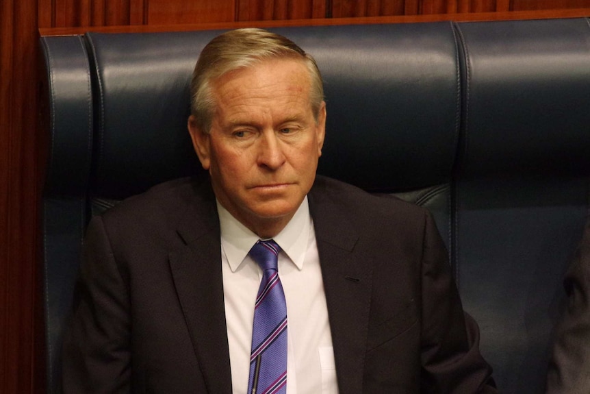 Colin Barnett in parliament