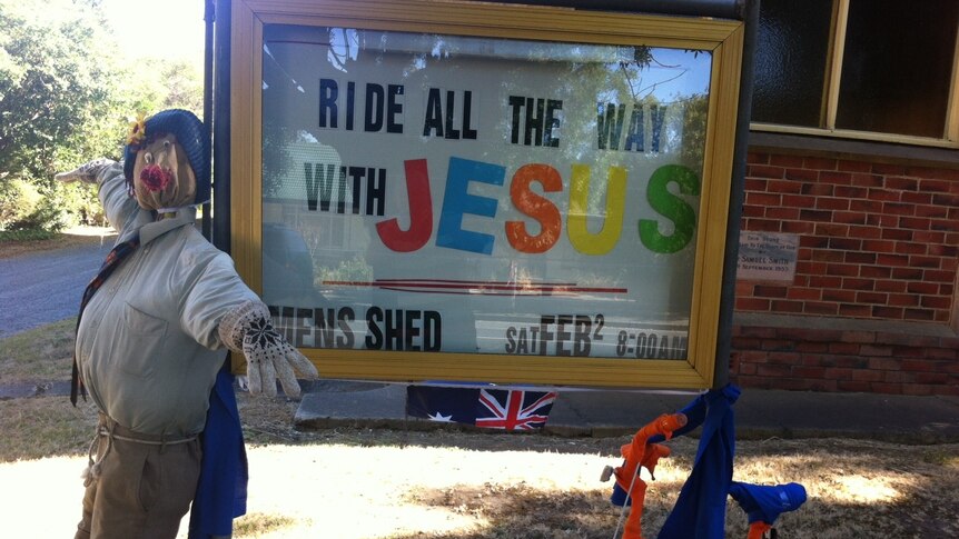 Church gets into the spirit of the Tour Down Under