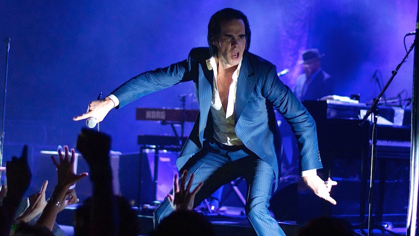 Nick Cave performs in Melbourne