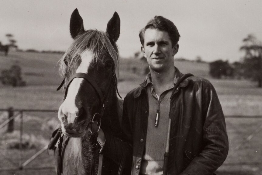 Young Malcolm Fraser at Nareen Station, western Victoria