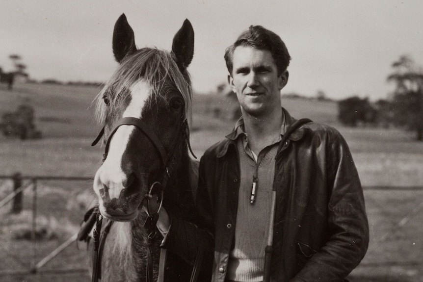 Young Malcolm Fraser at Nareen Station, western Victoria