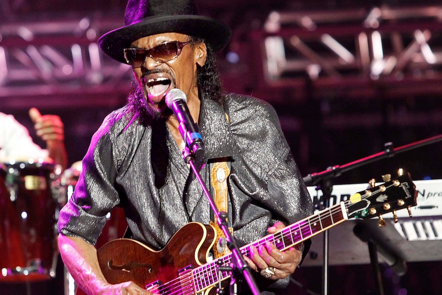 The 'Godfather of go-go', Chuck Brown.