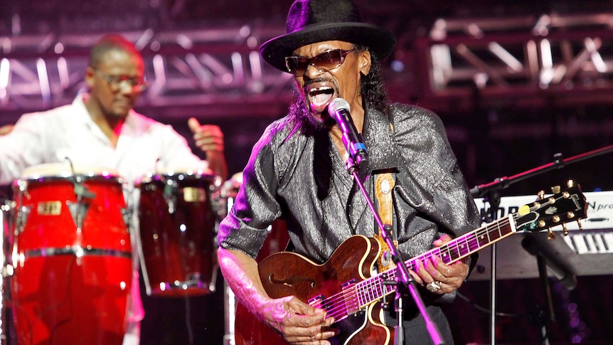 The 'Godfather of go-go', Chuck Brown.