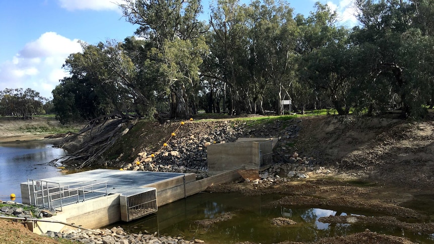 Darling River at Pooncarie Weir