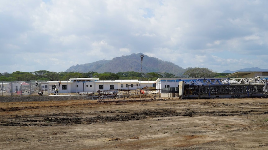 The new Bomana Immigration Centre being built on the outskirts of Port Moresby.
