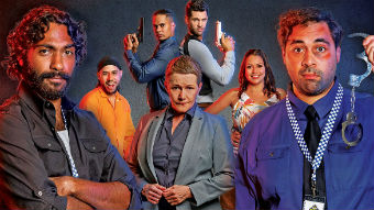 Cast of KGB on iview promo
