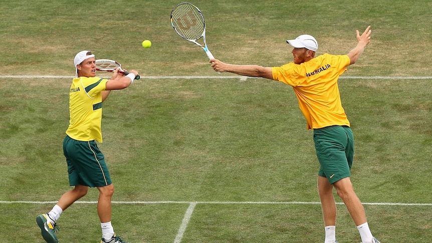 Hewitt and Guccione in action