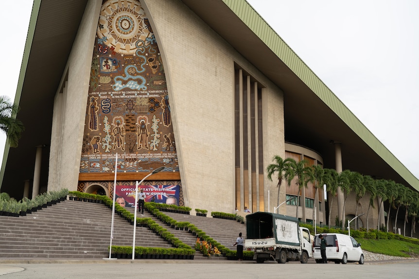 PNG parliament building.