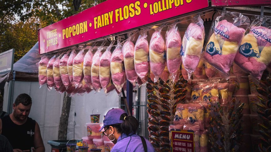 Bags of fairy floss