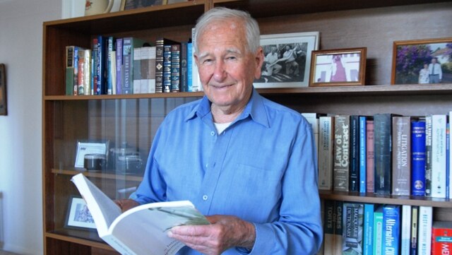 97-year-old Allan Stewart from Tea Gardens is the world's oldest university graduate.