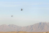 Australian soldiers patrol the Mirabad Valley Region, Afghanistan
