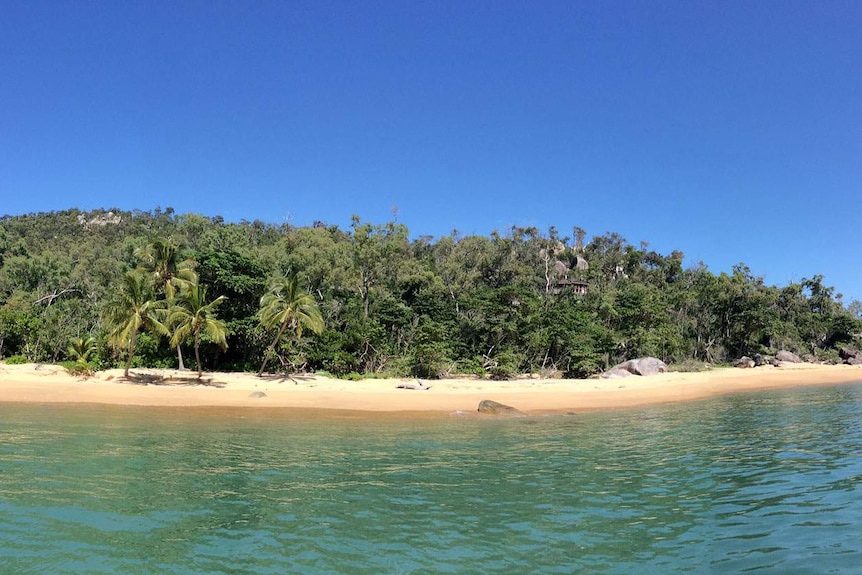 North-east view of Hinchinbrook Island off Cardwell in far north Queensland in April 2014.