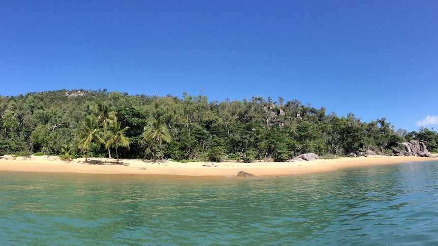 North-east view of Hinchinbrook Island off Cardwell in far north Queensland in April 2014.