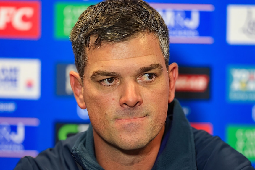 The Canterbury Bulldogs NRL head coach at a post-match media conference.