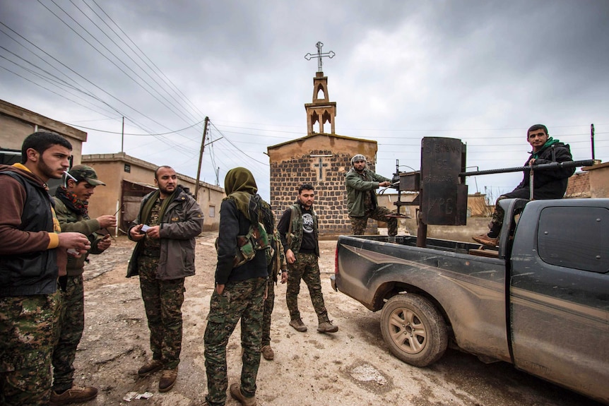 Fighters of the Kurdish People's Protection Units