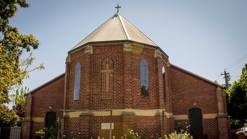 St Hilda's Church - the side facing Glebe Street, North Perth, that was constructed in 1915. November 24, 2015.