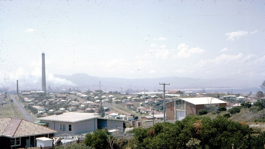 The view of Port Kembla from nearby Warrawong in 1965.