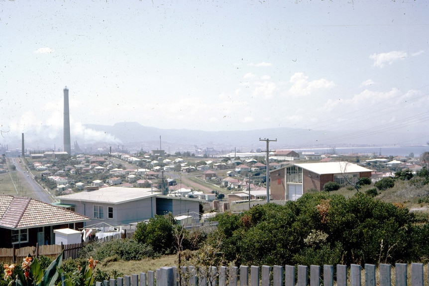 The view of Port Kembla from nearby Warrawong in 1965.