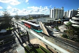 Monorail over Broadbeach on the Gold Coast