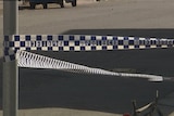 Tasmania Police tape.