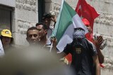 Peace talks push... demonstrators face Israeli troops in the West Bank