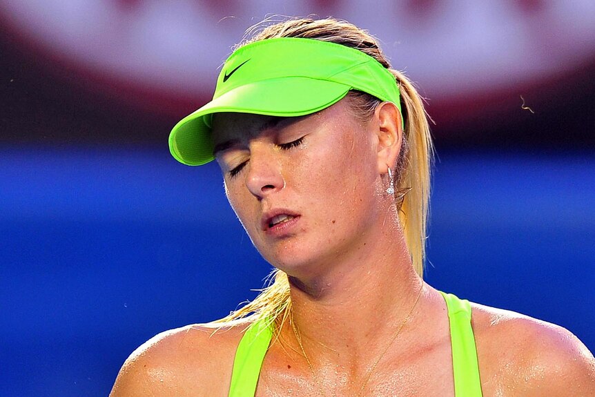Sharapova... 'you have your good days you have your tough days'.