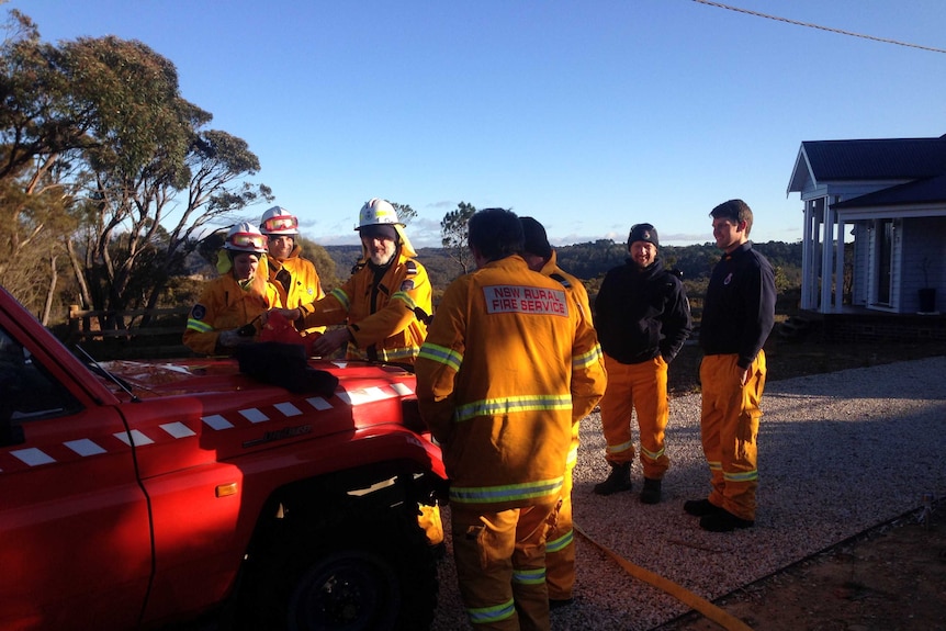 Valley Heights RFS volunteers