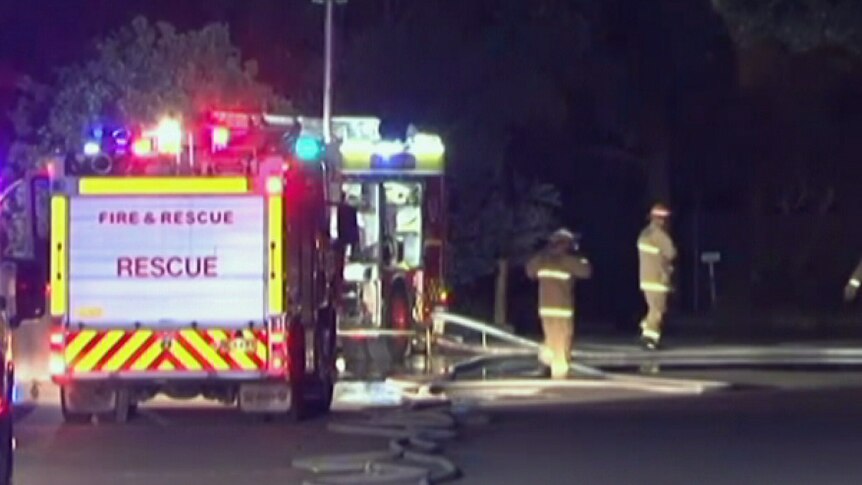 Meatworks fire at Lidcombe