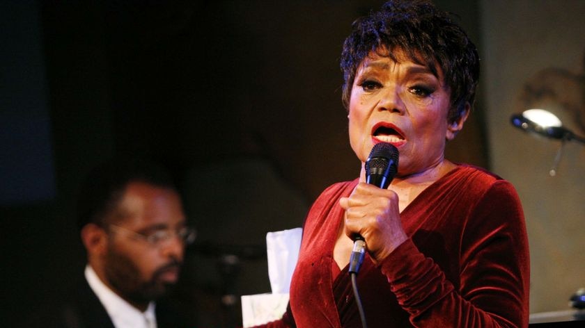 Eartha Kitt performs at Cafe Carlyle in New York City on September 19, 2007.