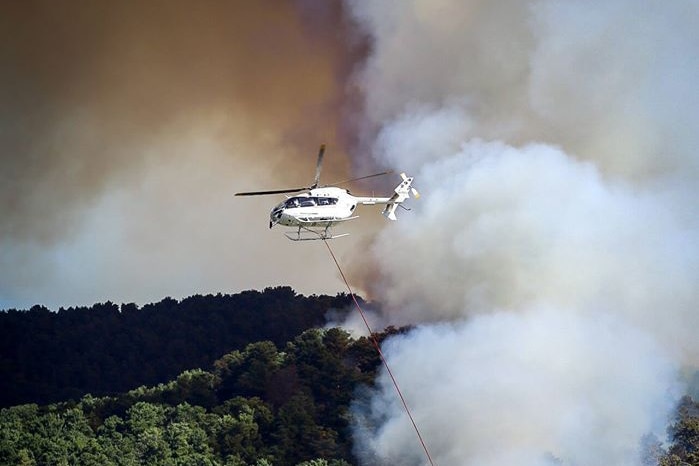 Lunds Plantation fire near Talbingo