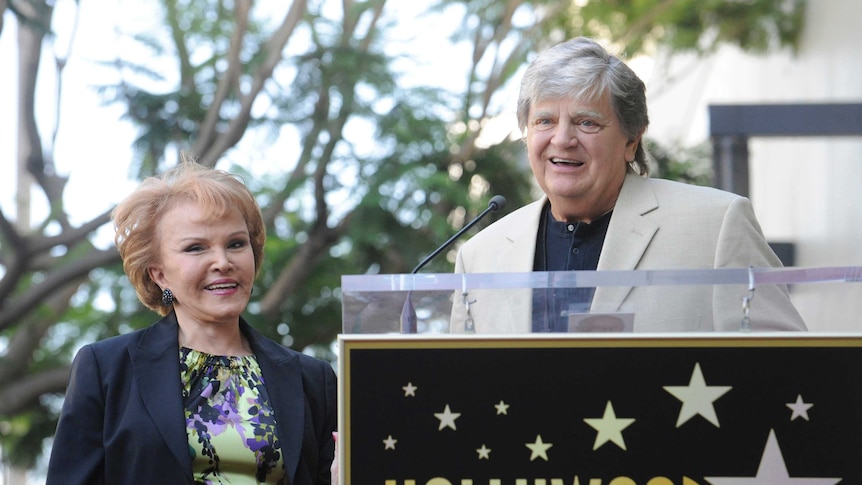 Phil Everly speaks at ceremony in Los Angeles