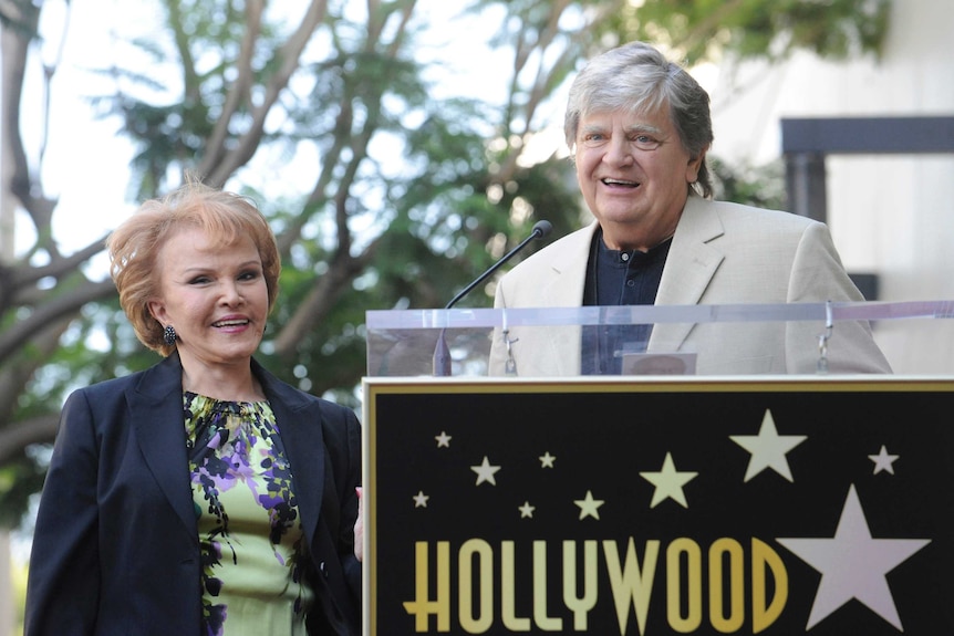 Phil Everly speaks at ceremony in Los Angeles