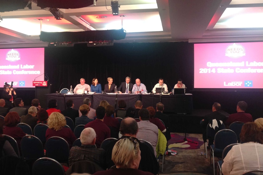 Labor leaders preside over the state conference in Brisbane this weekend.